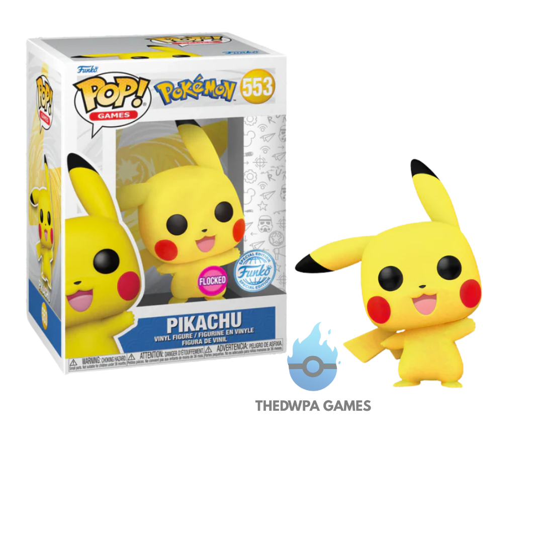 Funko Pop-Pikachu floked special edition 9 cm